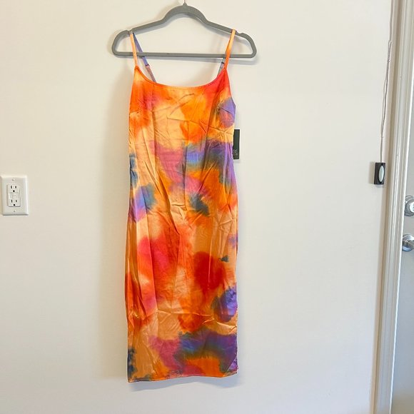 Wild Fable Dresses & Skirts - Wild Fable Orange Tie Dye Slip Dress Size XS